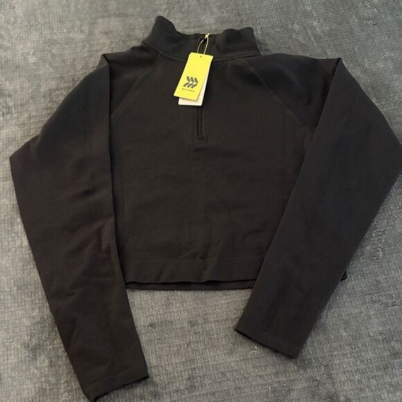 all in motion Jackets & Blazers - all in motion Quarter-Zip Cropped Pullover